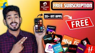 Airtel Xstream App Free Subscription - Watch Sony Liv Lionsgate Alt Balaji Hoichoi for Free