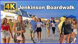 【4K】WALK New JERSEY SHORE  Jenkinson Boardwalk USA 4k video