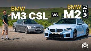 2023 BMW M2 vs M3 CSL E46  PistonHeads