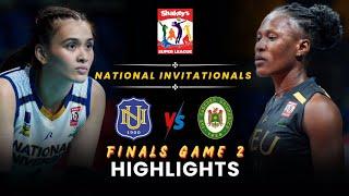 NU VS. FEU Full Game Highlights  FINALS Game 2  Shakeys Super League National Invitationals 2024