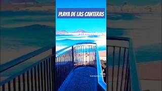 LAS CANTERAS‼️#lascanteras #playadelascanteras #megustagrancanaria #terramania #grancanaria #luz