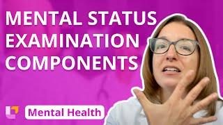 Mental Status Examination - Psychiatric Mental Health Nursing Principles  @LevelUpRN