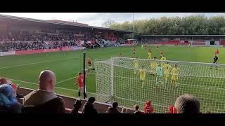 Great save-Lancaster City keeper against FCUM. 22102022