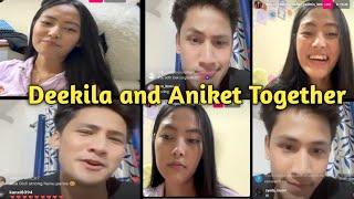 Deekila and Aniket  Instagram live   Aniket and Deekila together   #splitsvilla15