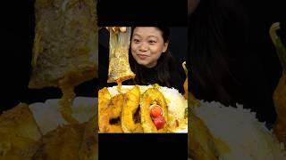 Eating Spicy Fish Curry #fishcurry #fish #mukbang #eatingshow #food