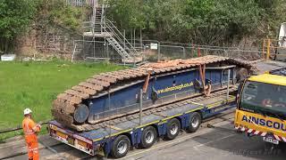 Second Garston bridge removal  crane set up 