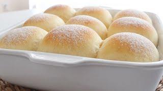 No kneading Just need 2-Minutes to prepare  Incredibly Easy to make Super Fluffy Milk buns