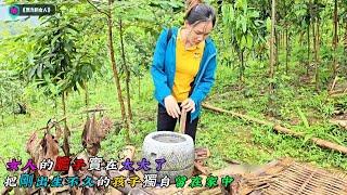 女人的膽子實在太大了，把剛出生不久的孩子獨自留在家中，自己到山上忙活去了《努力的女人》16