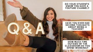 Q&A  Teaching Lifestyle Etc  Get to know me