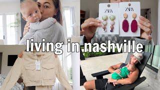 VLOG Day in the Life with our Newborn Zara Try on Haul Planning Travel  Julia & Hunter