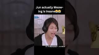 Jun actually Meow-ing is insane #seventeen #jun #hoshi #kpop #kpopshorts #viral #nanatour