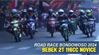 Final Race Bebek 2Tak 116cc Novice Roadrace Bondowoso Kejurprov Jatim Seri 1 2024