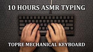 ASMR Typing Sounds for Sleeping  Happy Hacking Mechanical Keyboard  10 Hours