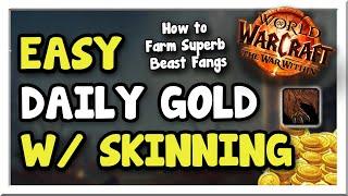 How to Farm Superb Beast Fangs Easy Alt Army Setup  The War Within  WoW Gold Making Guide