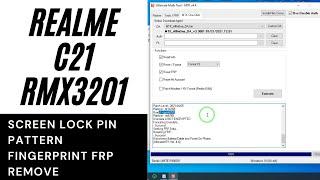 Realme C21 Rmx3201 Screen Lock pin pattern Fingerprint Frp remove Umt NewG Mobile Services