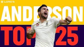James Andersons Top 25 Wickets at Lords