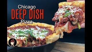 Chicago Deep Dish Pizza  Awesome Deep Dish Pizza Recipe