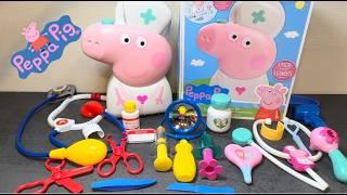 11 Minutes Satisfying with Unboxing Peppa Pig Doctor Play Set with Doctor Suitcase  ASMR Video