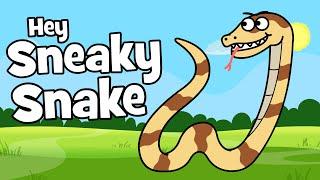   Funny Animal Childrens Song - Hey Sneaky Snake  Hooray Kids Songs & Nursery Rhymes