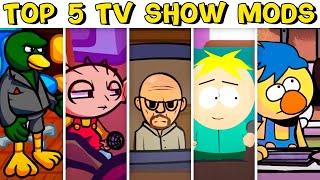 Top 5 TV Show Mods in FNF - Friday Night Funkin