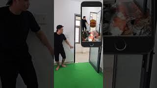 Funny pacman EXE vs Nerf phone  #shorts