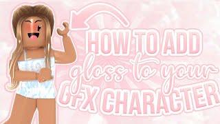 HOW to MAKE YOUR character GLOSSY  roblox GFX blender 2.8  AdrieCookie 