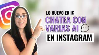 Chats AI en DM de Instagram  Chatea con una inteligencia artificial  LO NUEVO de Instagram 2023