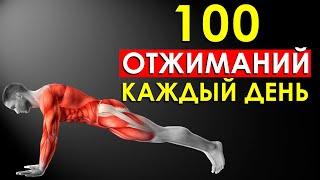 Вот Что Произошло с Моим Телом Когда Я Начал Отжиматься по 100 Раз Каждый День Впечатляет