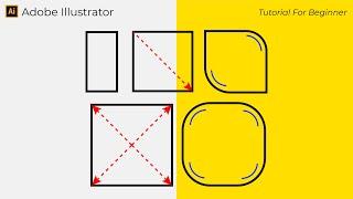 Easy How to Use Rectangle Tool and Modify - Adobe Illustrator Tutorial