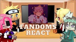 ⭐️FANDOMS REACT⭐️ Pt. 3 Technoblade GCRV DISCONTINUED