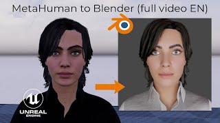 MetaHuman to Blender Full video EN