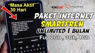 Cara Beli Paket Internet Smartfren Unlimited 1 Bulan