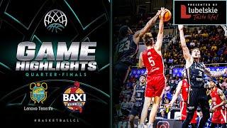 Lenovo Tenerife v BAXI Manresa  Quarter Finals Game 3  HL - Basketball Champions League 202223