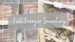 Full Freezer Inventory Amidst the Pantry Challenge