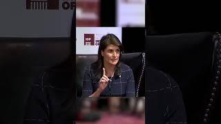 #shorts Nikki Haley my parents came here legally and they expect other immigrants to do the same