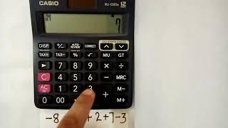 HOW TO USE  +- AUTO REVIEW REPEATED MULTIPLICATION ON CALCULATOR IN HINDI