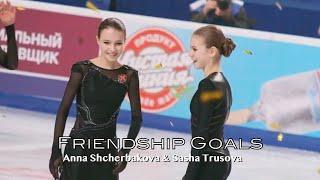 Sasha Trusova & Anna Shcherbakova - Friendship Goals  Fan Imagined Dialogues