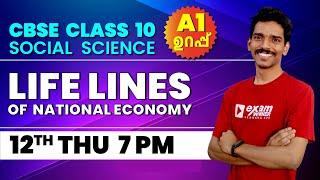 Class 10 CBSE  Social Science  Term 2 Life Lines of National Economy  Exam Winner