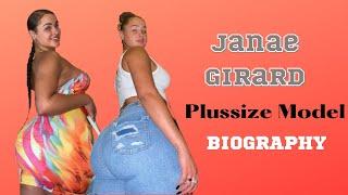 Janae Girard ... Honey Dip American Curvy Plus Size Model  Beautiful Fashion Model  Biography