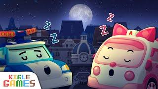 Ambulance & Police Car Is Sleeping Robocar Poli Cartoon  KIGLE GAMES