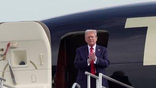 Donald Trump lands in Atlanta for presidential debate   VOA News