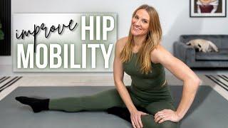 Loosen Hips and Reduce Low Back Pain  10-minute Hip Mobility Stretch
