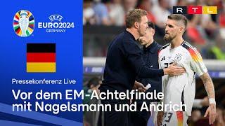 LIVE PK des DFB vor dem EM-Achtelfinale gegen Dänemark  mit Nagelsmann und Andrich  RTL Sport