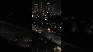 suasana kota jakarta di malam hari