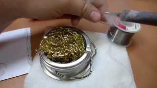 Aoyue Soldering Iron Brass Tip Cleaner Review