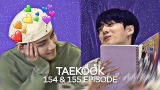 taekook moments  run bts 154&155 ep