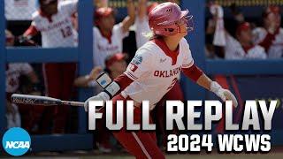 Oklahoma vs. Florida 2024 Womens College World Series June 4  FULL REPLAY