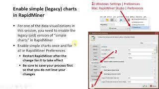 Enable Legacy Simple Charts in RapidMiner - Business Intelligence with Data Mining