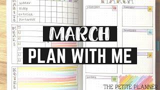  March 2020  PLAN WITH ME  Rainbow Theme Bullet Journal with Stripes & Polka Dots