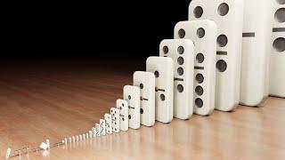 Domino Effect - 160000 Domino Simulation - Chain Reaction